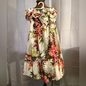 Fire Los Angeles Pink Floral Kids Dress
